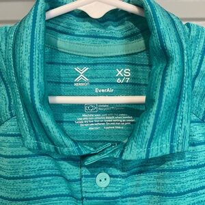 Xersion Boys Collared Athletic Shirt - Blue - Size XS 6/7